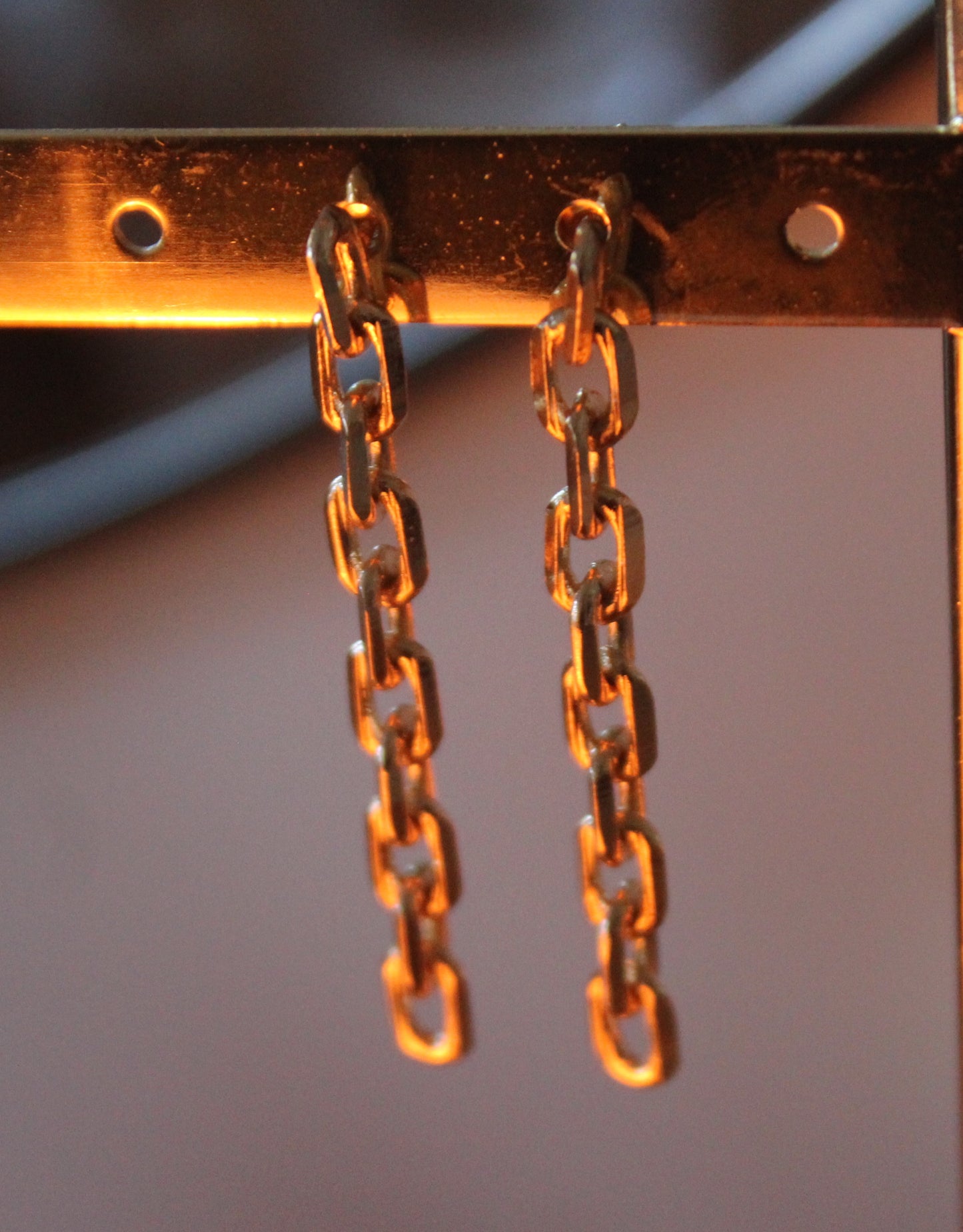 Paperclip Dangle Earrings