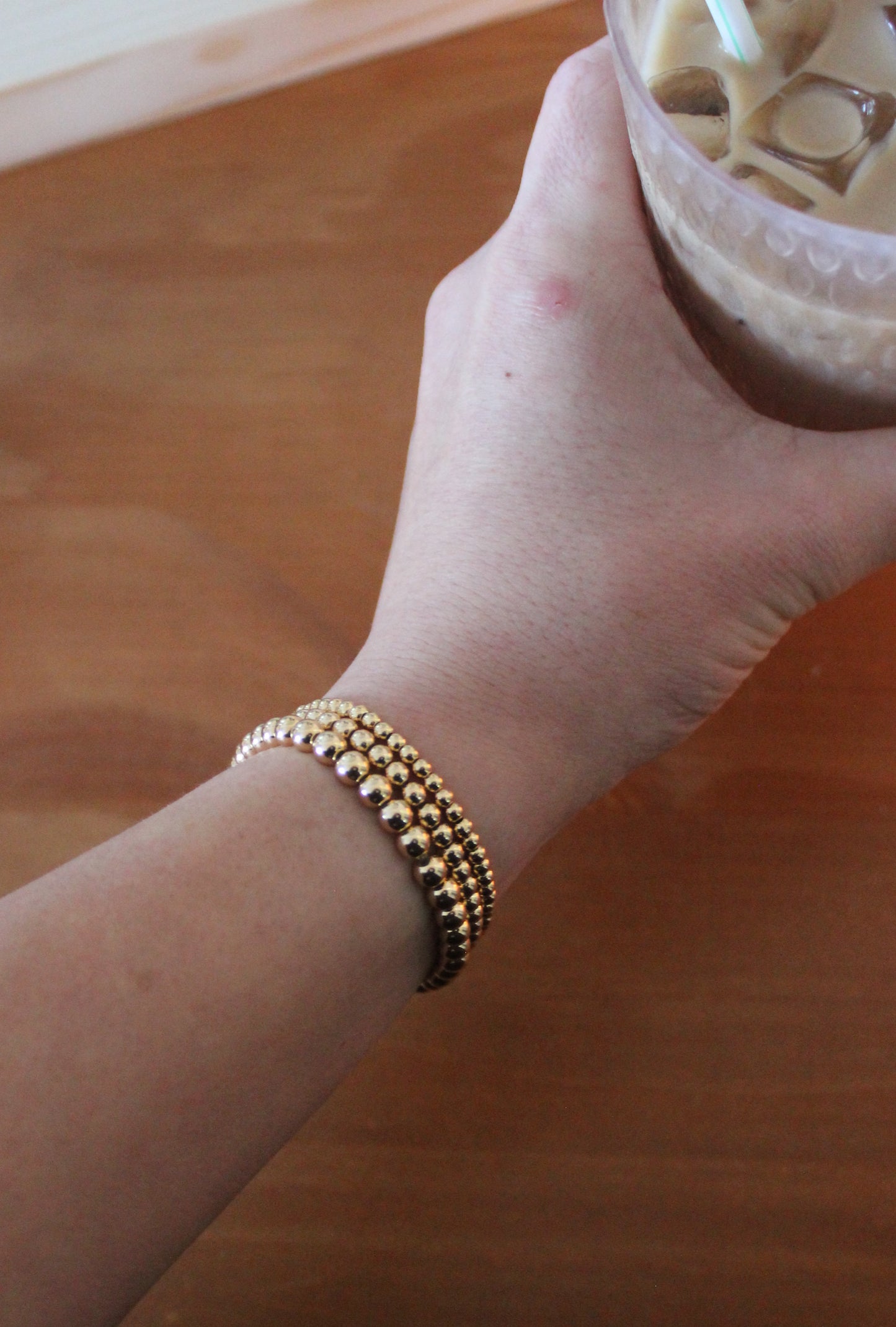 Gold Filled Beaded Bracelet Bundle