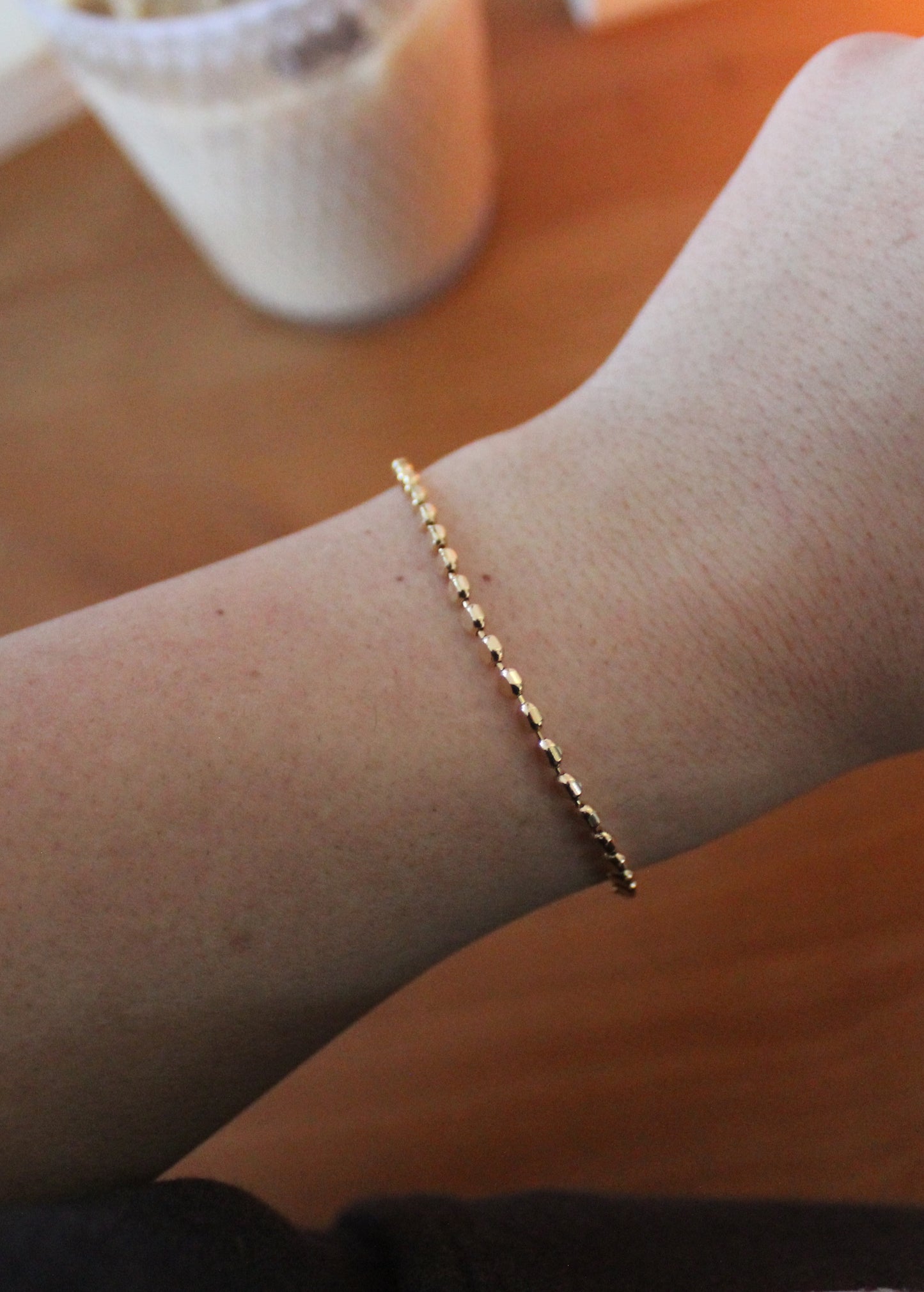 Flat Ball Disc Bracelet